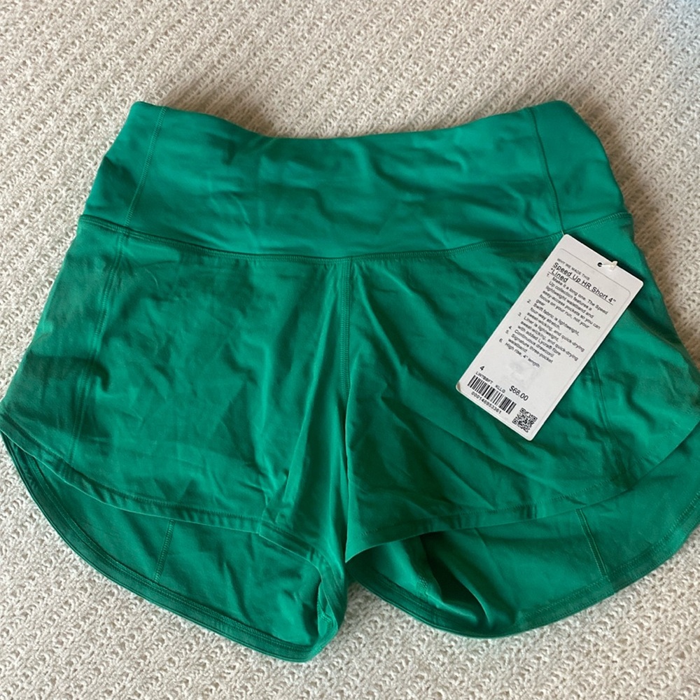 Lululemon Speed Up High Rise Short 4 inch New with tags